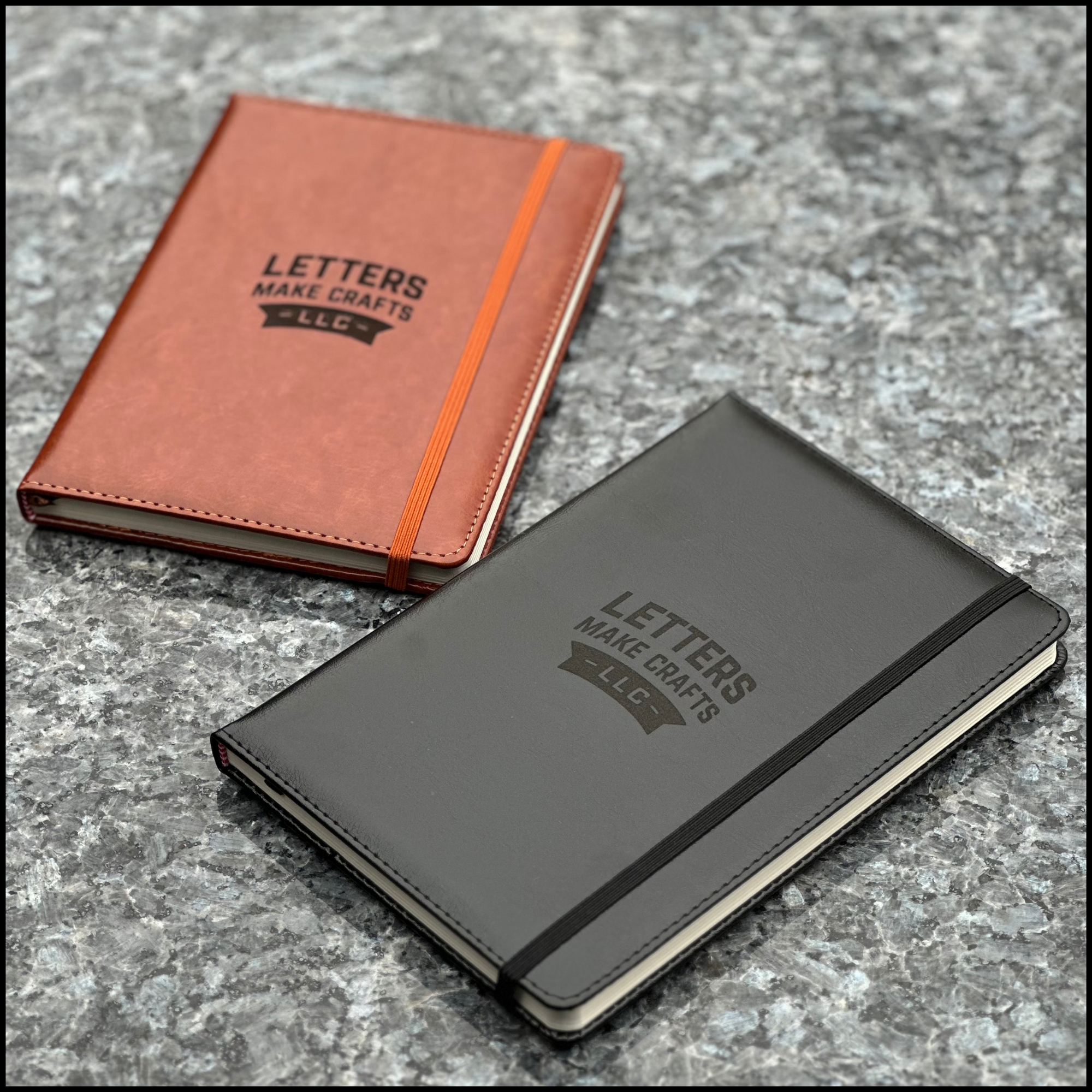Custom Logo Journal –  Laser Engraved A5 Notebook for Business, Employee Gifts, Client Gifts, Personalized Company Journal