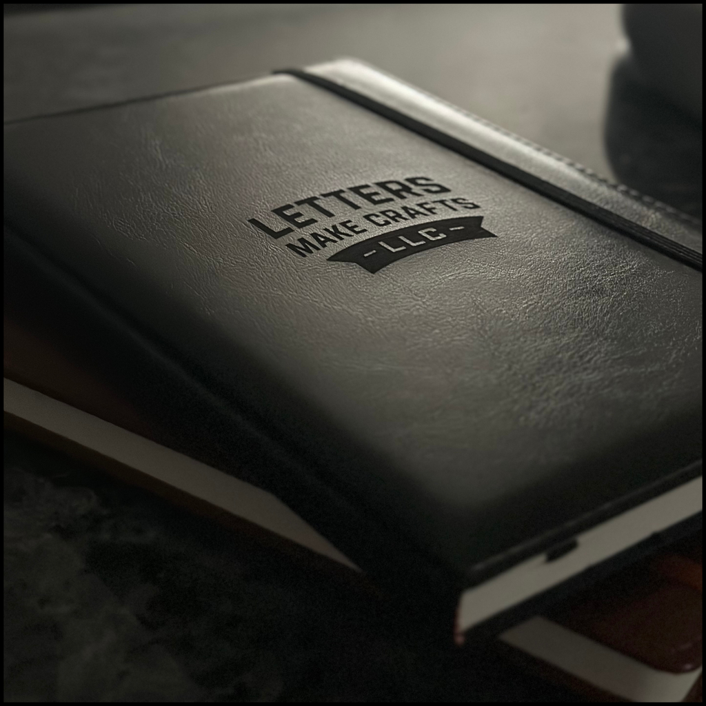 Custom Logo Journal –  Laser Engraved A5 Notebook for Business, Employee Gifts, Client Gifts, Personalized Company Journal
