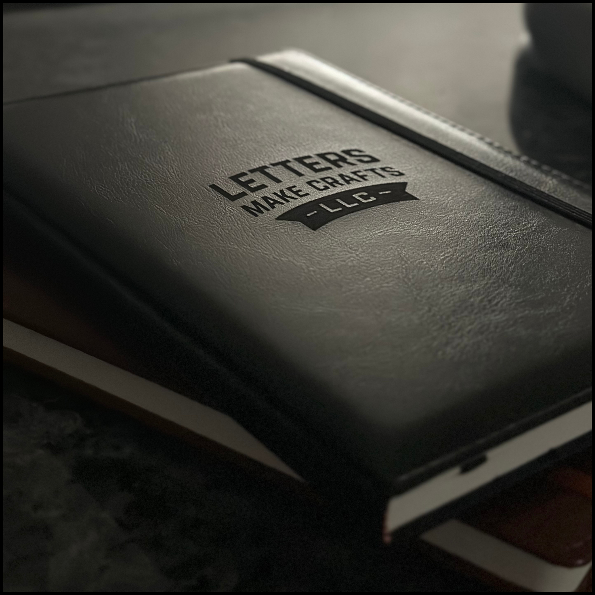 Custom Logo Journal –  Laser Engraved A5 Notebook for Business, Employee Gifts, Client Gifts, Personalized Company Journal