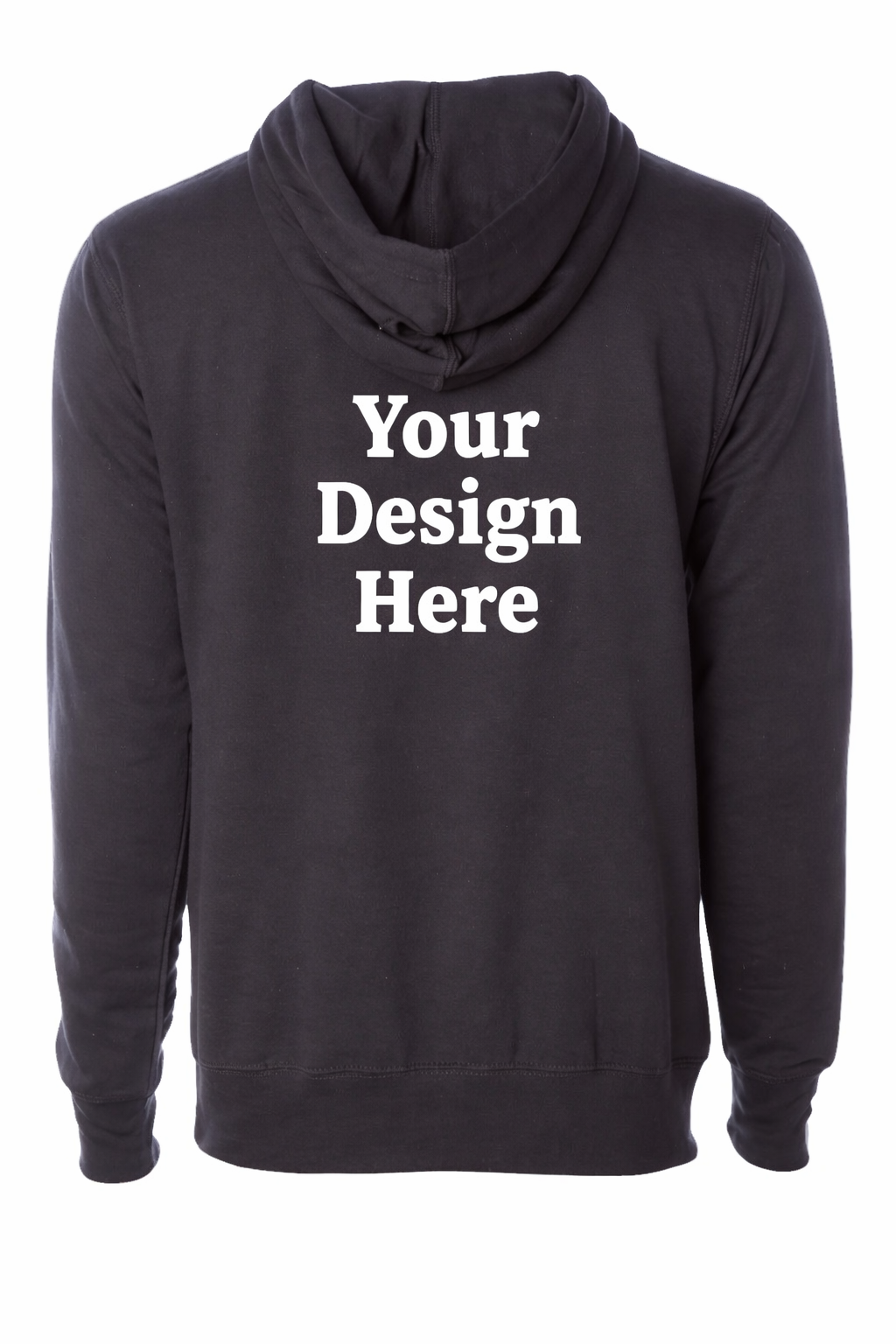 Custom Logo Hoodie – Independent Trading Co. SS4500 Midweight Pullover Sweatshirt