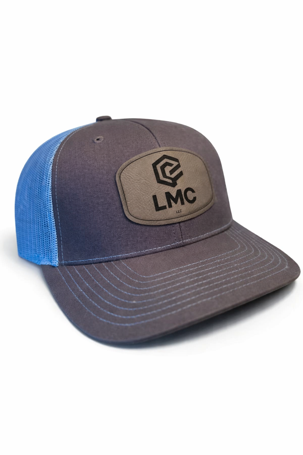 Custom Richardson Men’s Snapback Trucker Cap | Structured Mid-Profile Ball Cap | Polyester/Cotton Front with Mesh Back