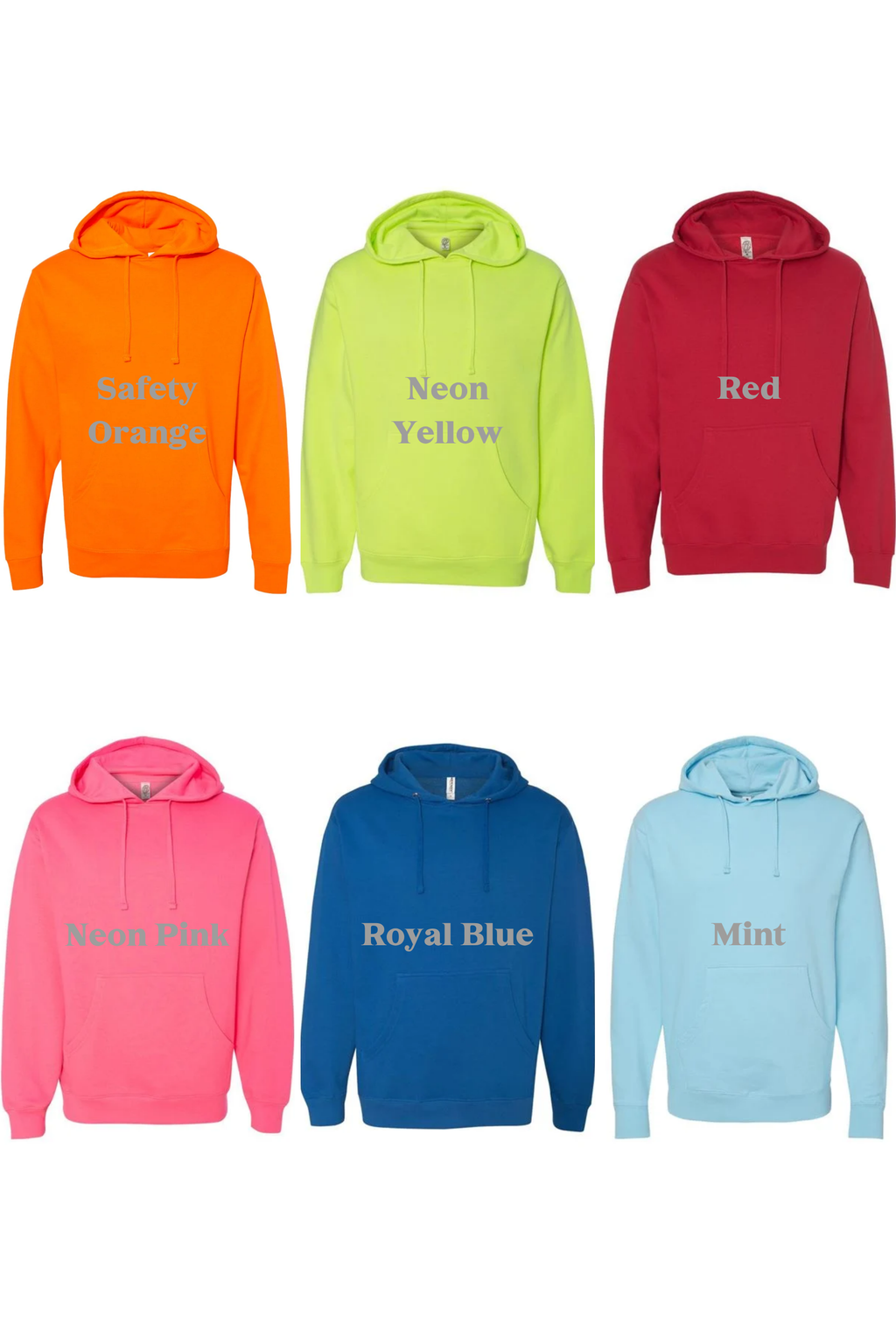 Custom Logo Hoodie – Independent Trading Co. SS4500 Midweight Pullover Sweatshirt