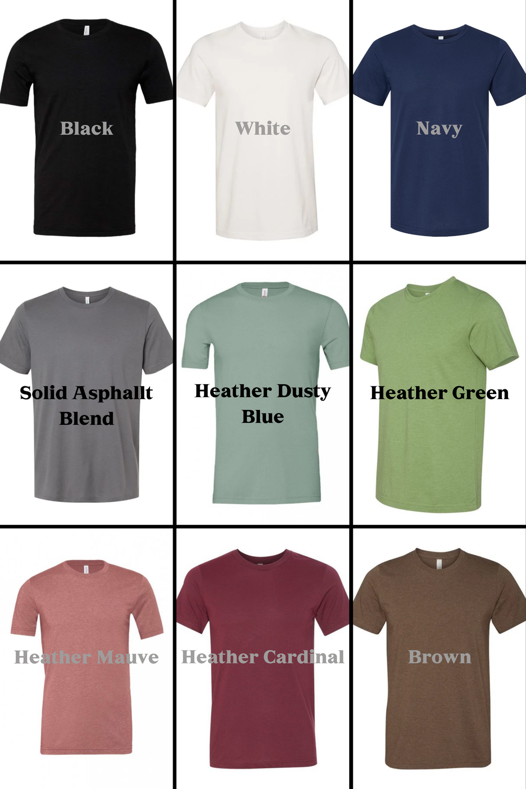 Premium Custom Logo T-Shirt - Bella + Canvas 3001cvc Heather Tee