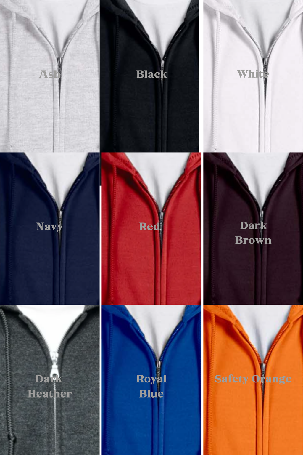 Custom Logo Full Zip Hoodie – Gildan 18600 Heavy Blend Sweatshirt – Business, & Team Apparel