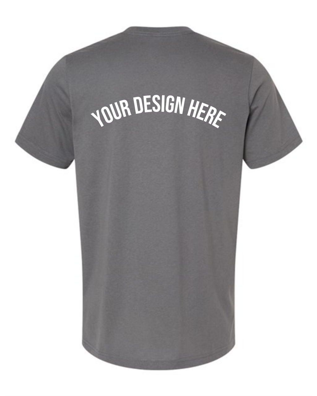 Premium Custom Logo T-Shirt - Bella + Canvas 3001cvc Heather Tee
