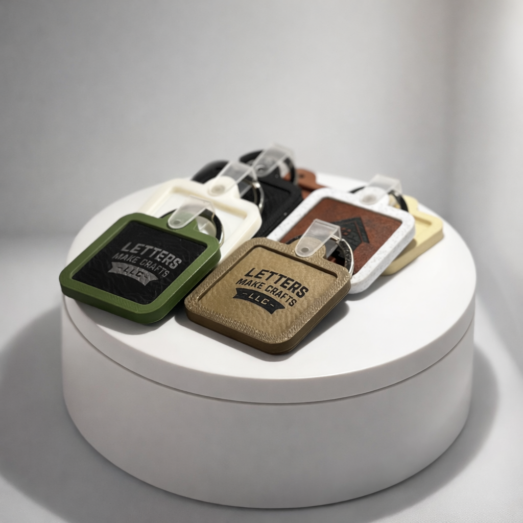 Custom NFC Keychain – Neutral Color Collection - Digital Business Card , Social Media Tag