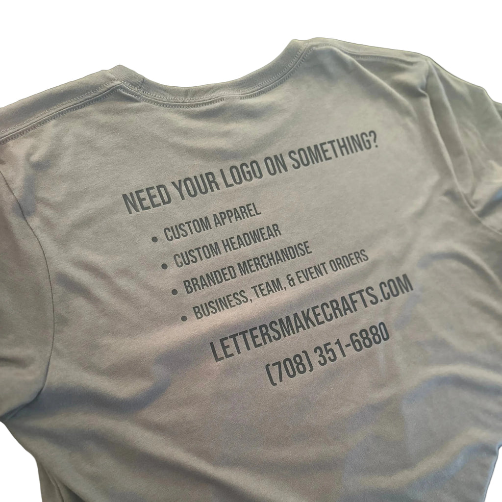 Premium Custom Logo T-Shirt - Bella + Canvas 3001cvc Heather Tee