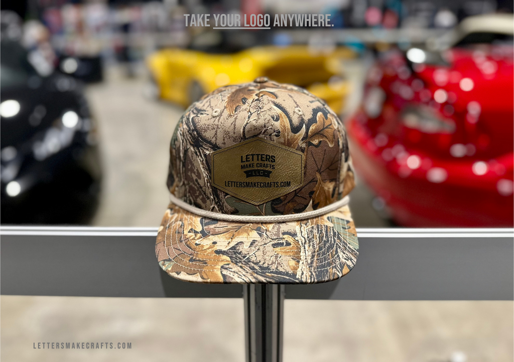 Custom Leatherette Patch Rope Trucker Hat – 256P Umpqua Style – Personalized Logo Cap