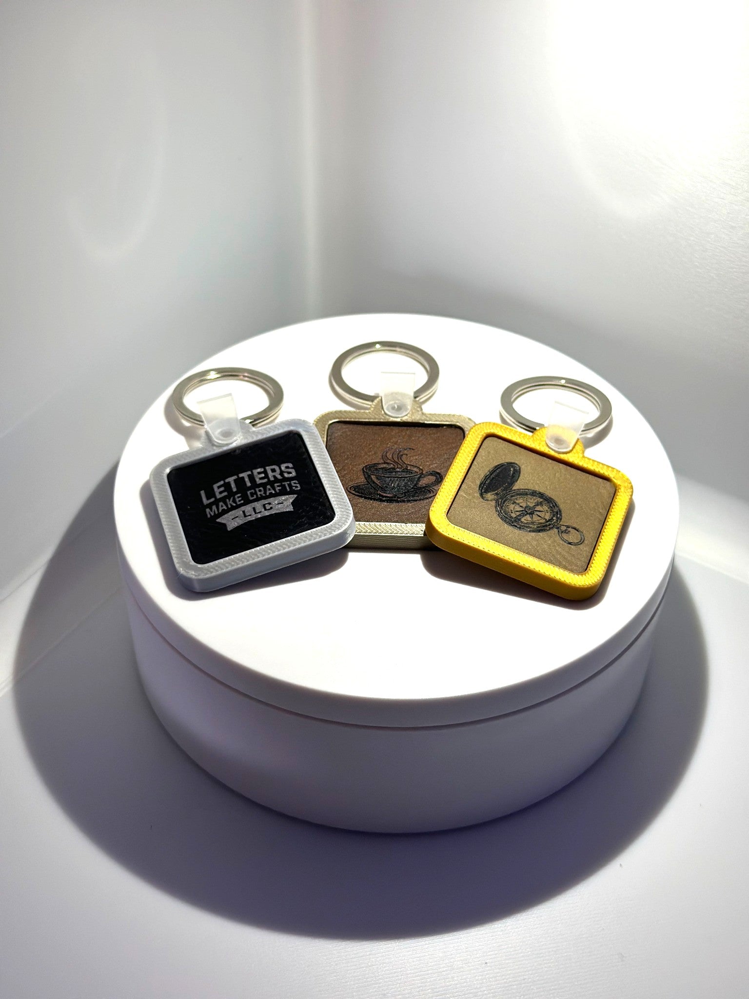 Custom NFC Keychain – Metallic Color Collection - Digital Business Card , Social Media Tag
