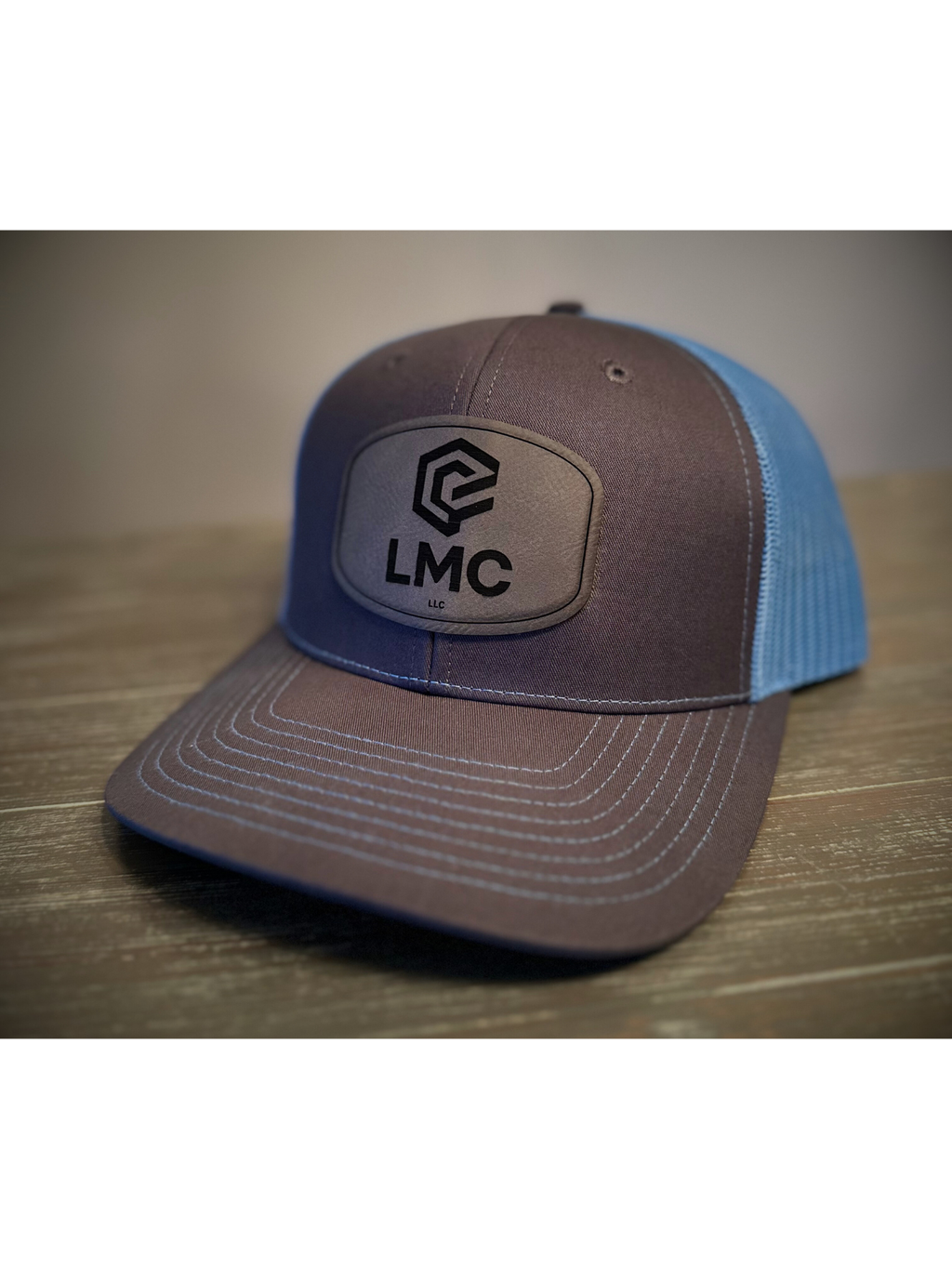 Custom Richardson Men’s Snapback Trucker Cap | Structured Mid-Profile Ball Cap | Polyester/Cotton Front with Mesh Back