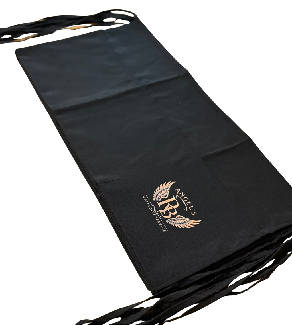 Half Aprons with 3 Pockets - Waist Apron, Waitress Apron for Women and Man, Water Resistant with Long Waist Strap Reinforced Seams, Half Apron