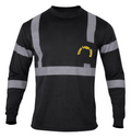 Custom High Visibility Safety Shirt – Premium ANSI Class 3 Reflective Work Shirts with Your Logo